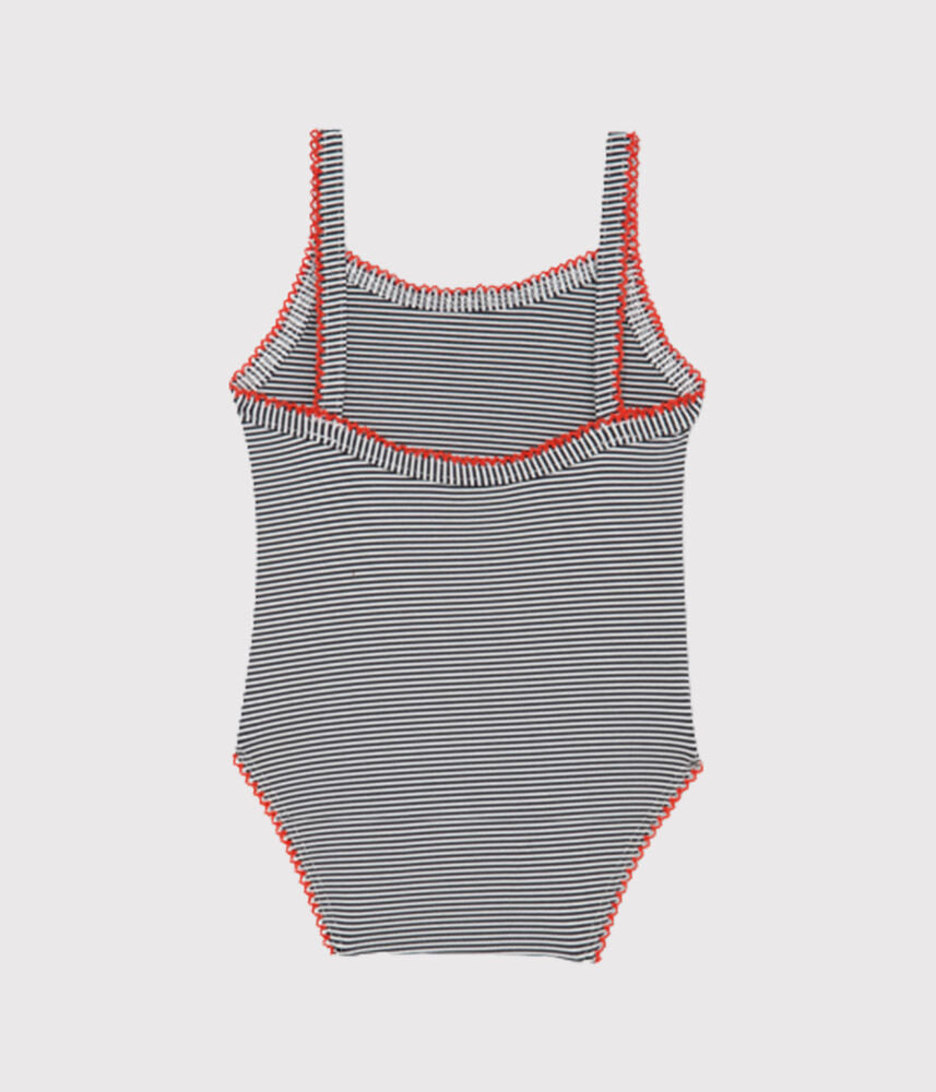 Maillot de bain 1 pièce bébé fille rayure milleraies