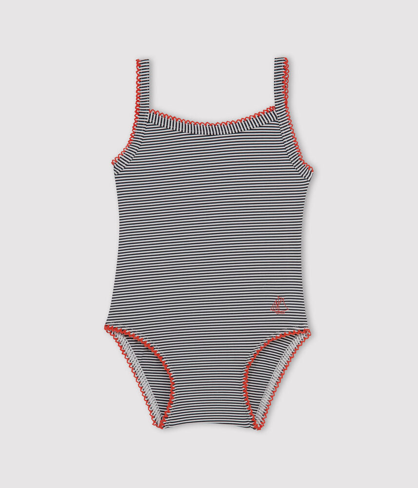 Maillot de bain 1 pièce bébé fille rayure milleraies