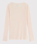 T-shirt laine et coton Femme