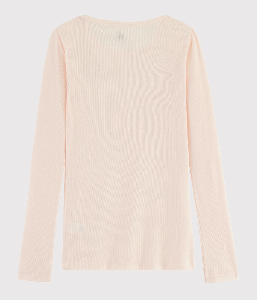 T-shirt laine et coton Femme