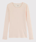 T-shirt laine et coton Femme