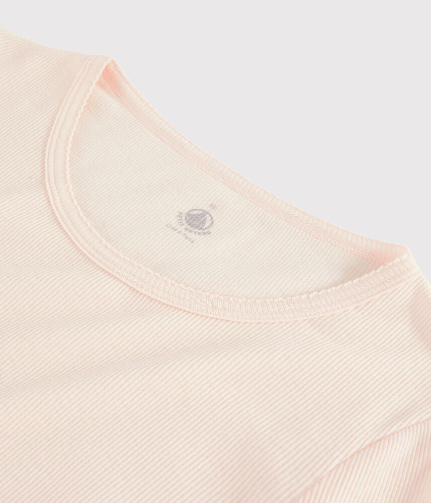 T-shirt laine et coton Femme