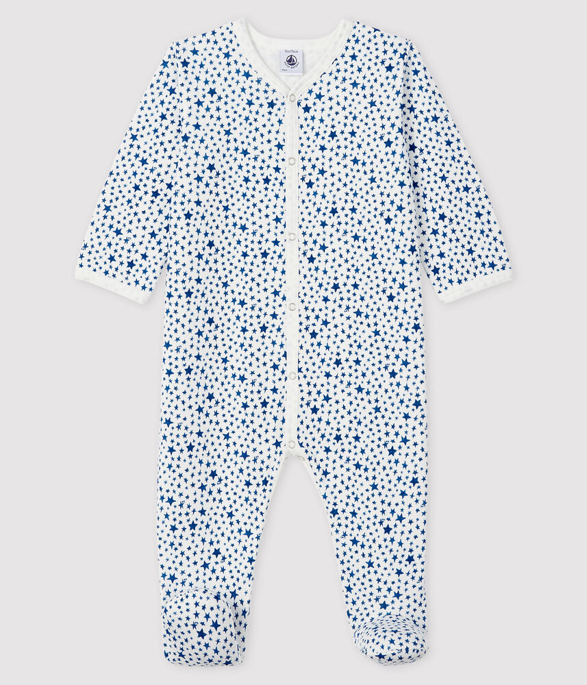 Dors-bien à imprimé étoiles bleues bébé en tubique
