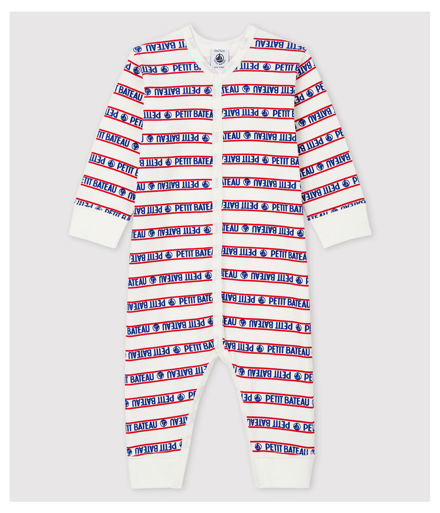Dors-bien sans pieds Petit Bateau bébé en coton