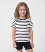 Pyjama short enfant en coton à rayures
