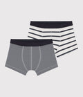 Lot de boxers enfant rayés en coton
