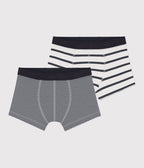 Lot de boxers enfant rayés en coton