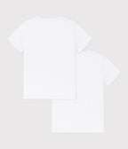 Lot de T-shirts manches courtes enfant en coton uni