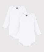 Lot de bodies manches longues bébé en coton