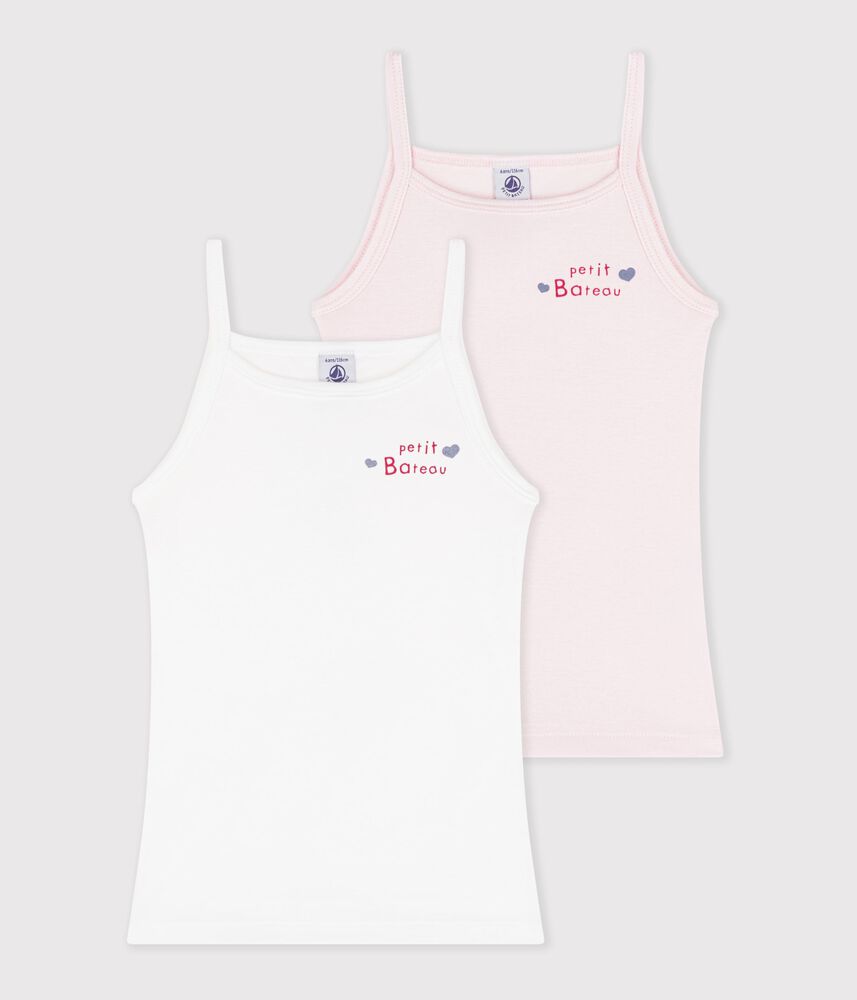 Lot de 2 chemises à bretelles en coton