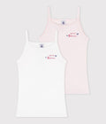 Lot de 2 chemises à bretelles en coton