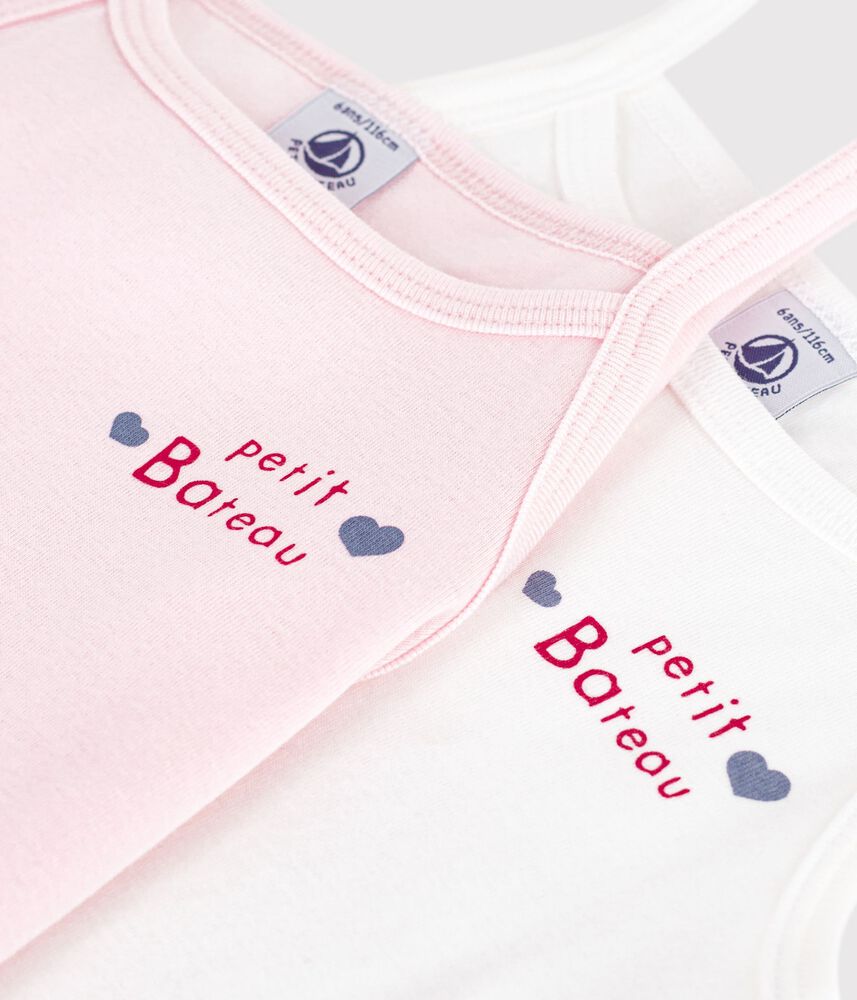 Lot de 2 chemises à bretelles en coton