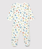 Dors-bien bébé imprimé fleuri en coton