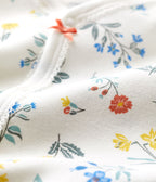 Dors-bien bébé imprimé fleuri en coton