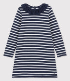Robe manches longues en coton enfant fille