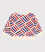 Sweatshirt bébé imprimé graphique en molleton