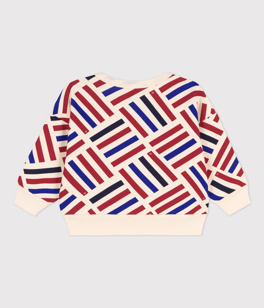 Sweatshirt bébé imprimé graphique en molleton