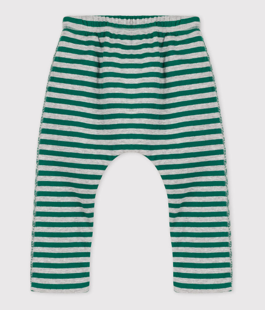 Pantalon bébé rayé en tubique