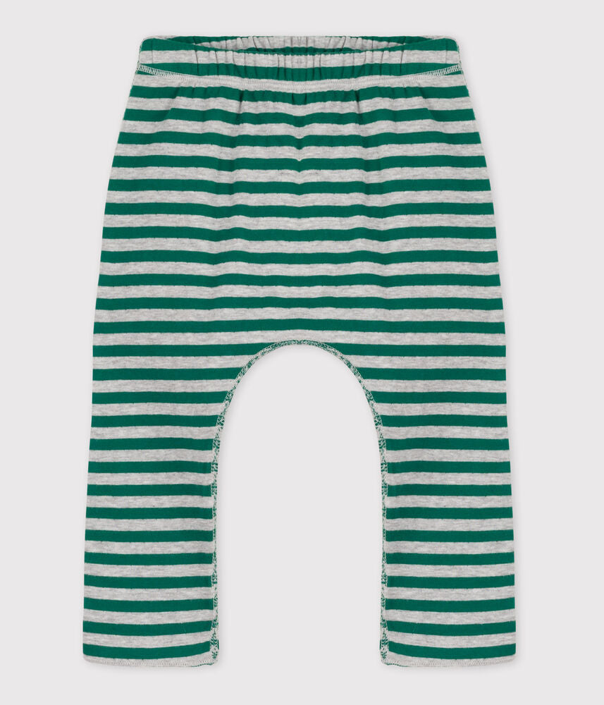 Pantalon bébé rayé en tubique