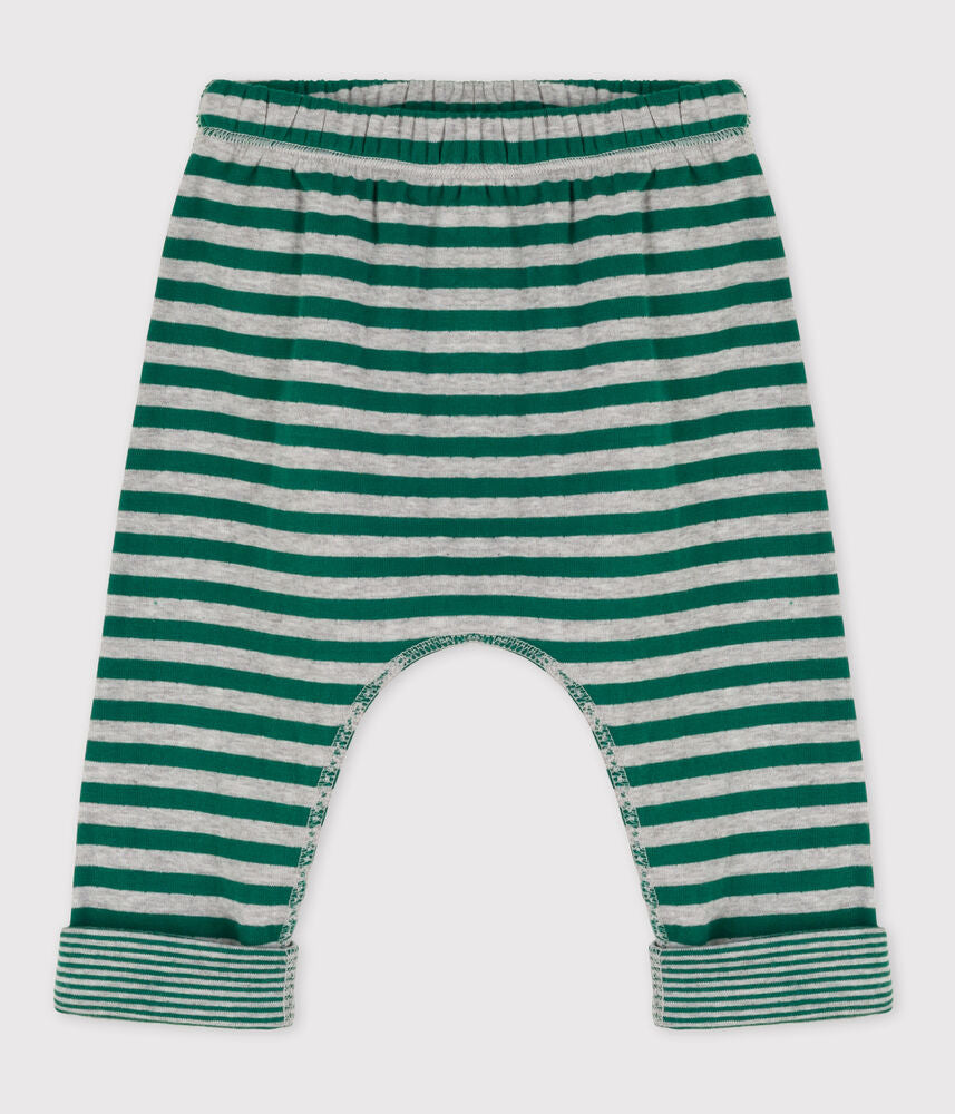 Pantalon bébé rayé en tubique