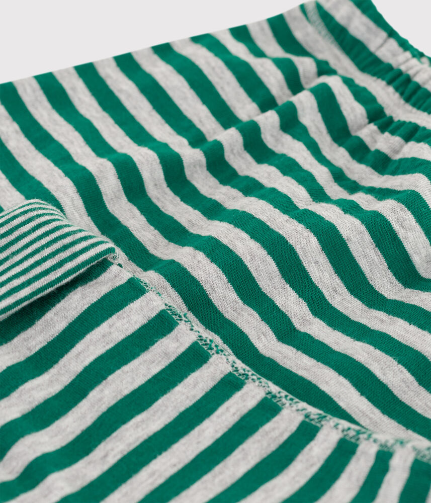 Pantalon bébé rayé en tubique