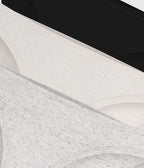 Lot de culottes femme en coton léger uni