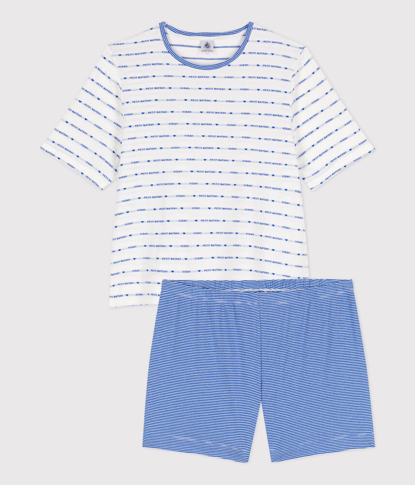 Pyjacourt en coton femme
