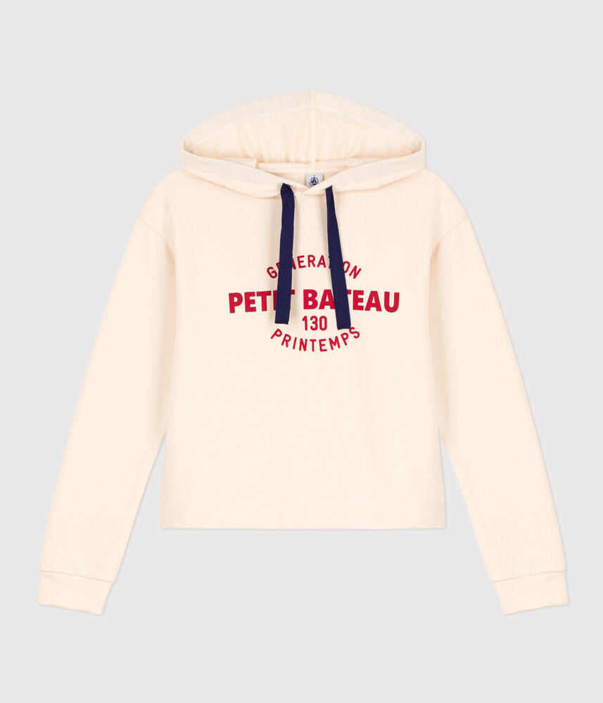 Sweatshirt à capuche en molleton Femme
