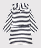 Peignoir rayé en éponge enfant