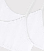 Lot de brassières enfant en coton et élasthanne