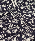 Robe manches longues en tubique matelassé imprimé bébé