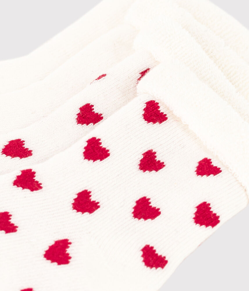 Lot de chaussettes bébé mixte en coton et élasthanne
