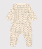 Combinaison longue imprimé fleuri bébé