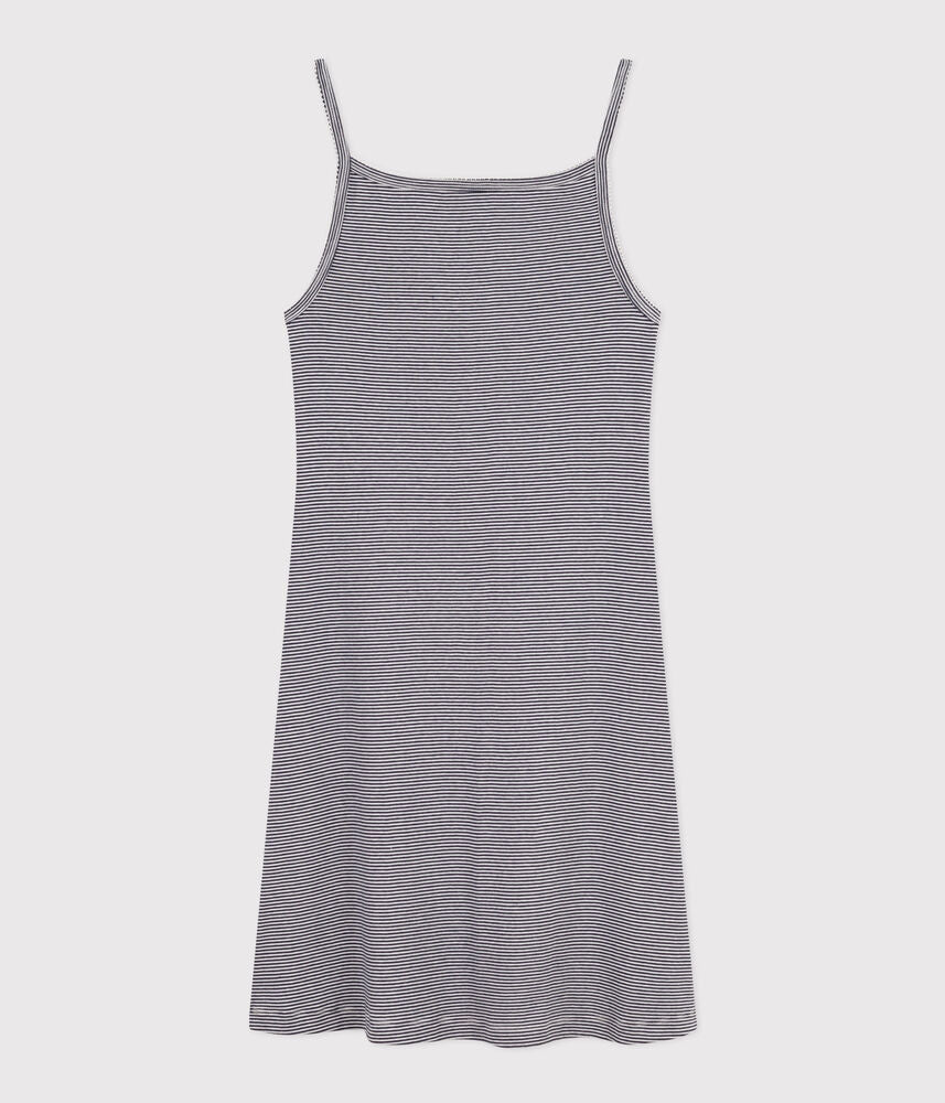 Nuisette femme en coton rayé