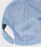 Casquette en denim bleu ciel bébé