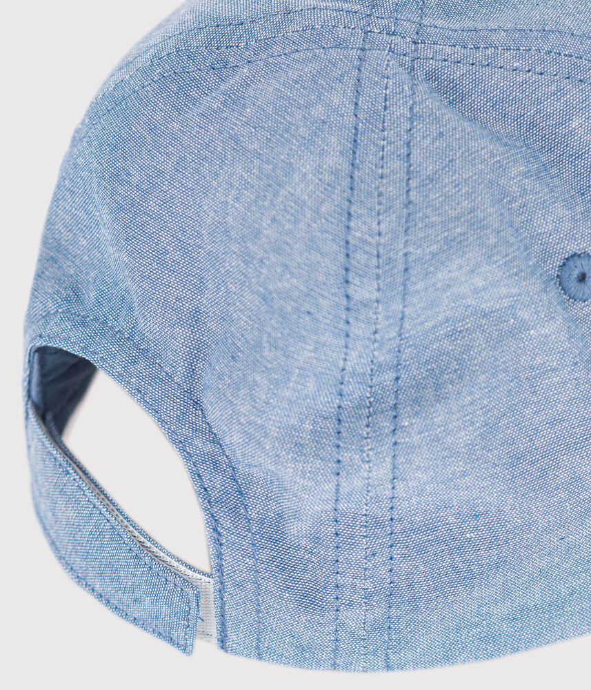 Casquette en denim bleu ciel bébé