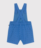 Salopette courte en broderie anglaise bébé