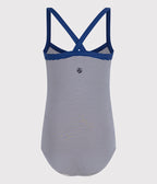 Maillot de bain 1 pièce à rayures enfant fille