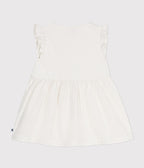 Robe sans manche en coton façonné bébé