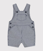 Salopette courte en toile bébé