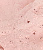 Bob en broderie anglaise rose enfant fille