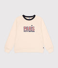 Sweatshirt en molleton femme