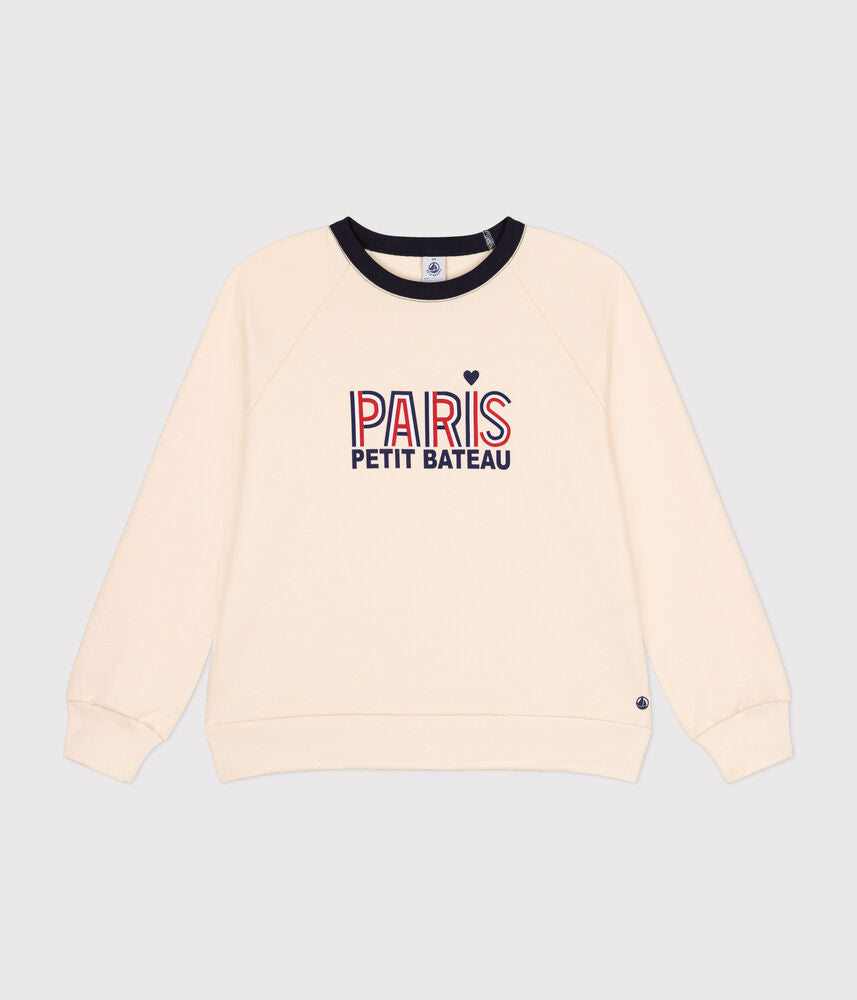 Sweatshirt en molleton femme